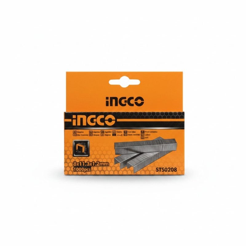 9542251 Boîte de 1000 agrafes 10mm INGCO STS0210 pour agrafeuse