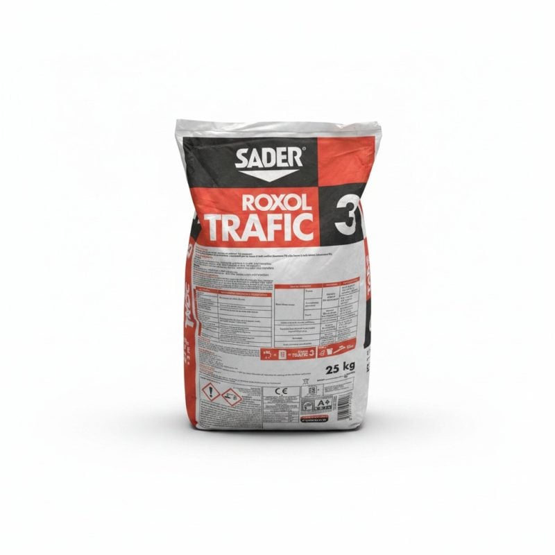 Enduit de ragréage autolissant ROXOL TRAFIC 3 25KG SADER