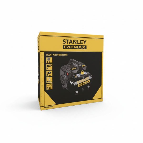 Compresseur à air silencieux 6L Stanley Fatmax 1.0 HP 59dB
