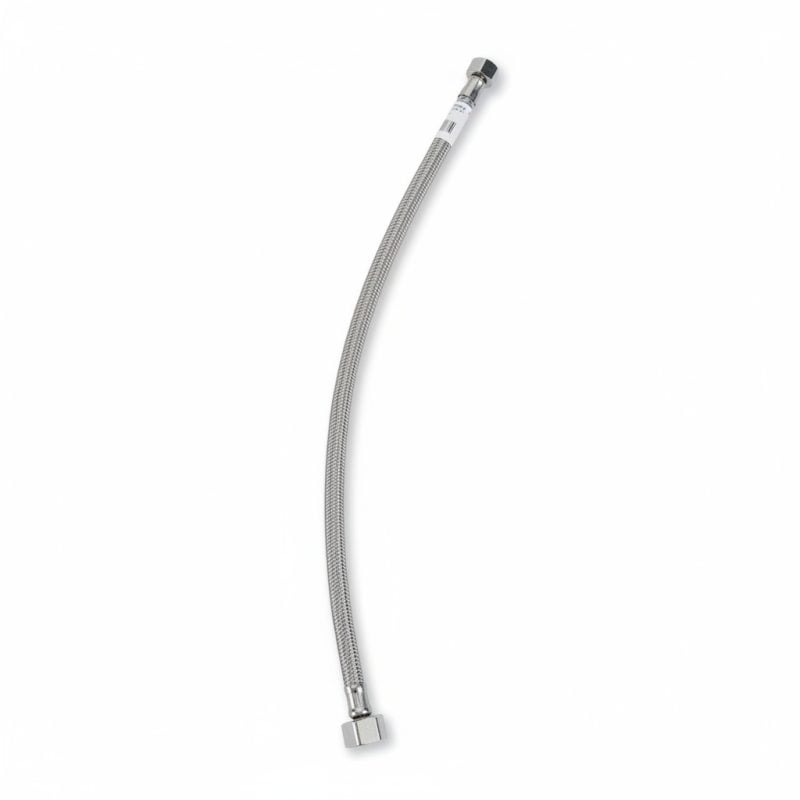 Flexible de branchement Inox M/F 1/2x3/8 40cm