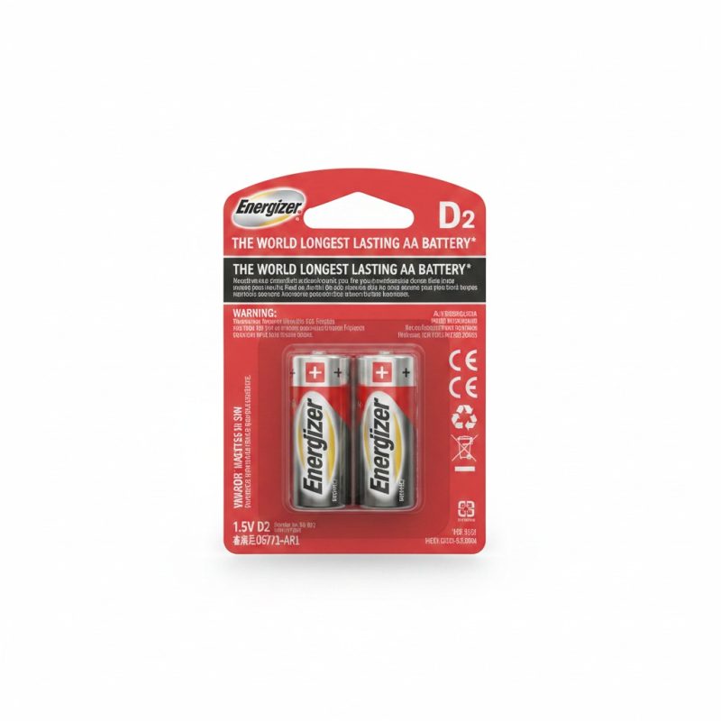 Piles Alcalines D2 Energizer MAX (Lot de 2)