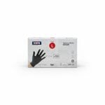 Gants Nitrile Noir Large IGOR (Boîte de 100)
