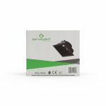 Spot Carré Fixe GU10 Plastique Noir SAVYALIGHT