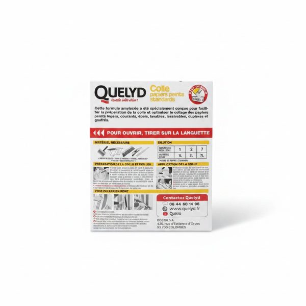 Colle Papiers Peints Standards 250g Quelyd pour 7 rouleaux