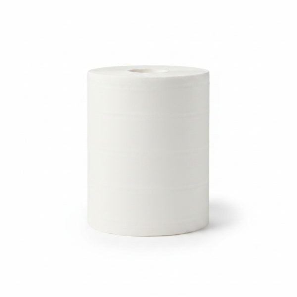 Rouleau de papier hygiénique blanc grand format pour SDB