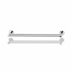 Porte-serviettes double mural design pour salle de bain