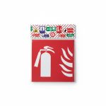 Panneau Signalétique Pictogramme Extincteur et Flammes