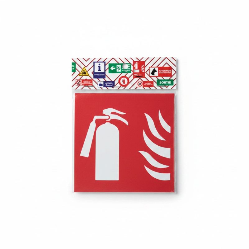 Panneau Signalétique Pictogramme Extincteur et Flammes