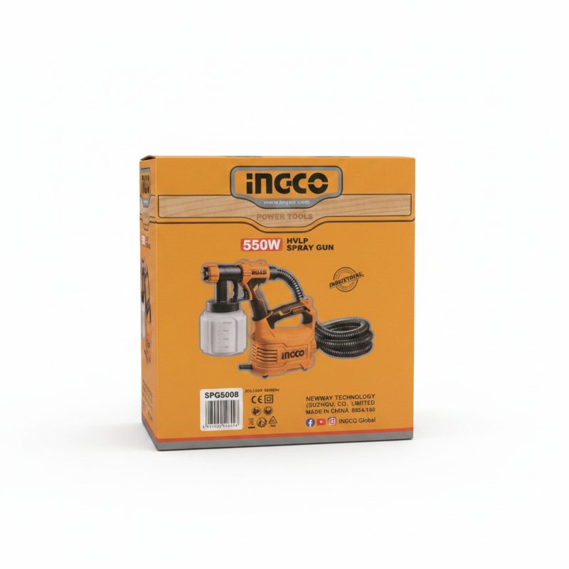 Pistolet à peinture HVLP 550W INGCO SPG5008