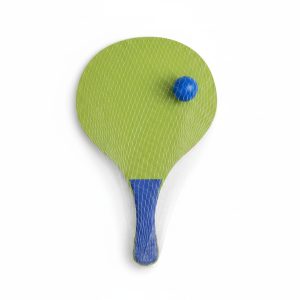Set de 2 Raquettes de Plage en Plastique avec Balle