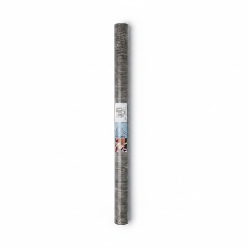 Adhésif décoratif bois Sheffield gris perle 67,5cm x 2m