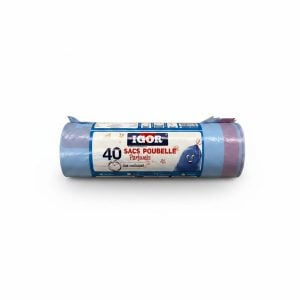 Sacs poubelle 120L bleus anti-fuite 30µm Igor (x10)