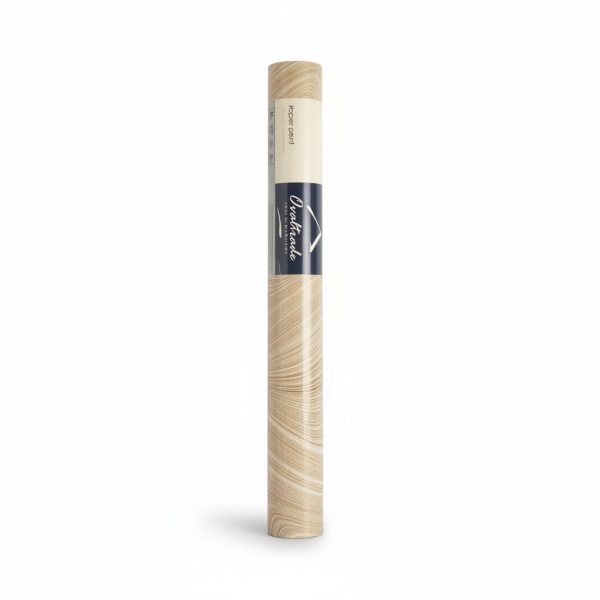 Papier Peint Soleado Griege à Motif Bois Aracade