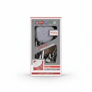 Set de Douche NOVA avec Flexible et Support Mural