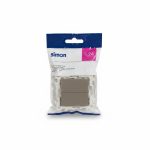 Double Interrupteur S24 Marron Taupe Simon