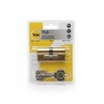 Cylindre de serrure standard YL5 30x30mm Laiton Yale