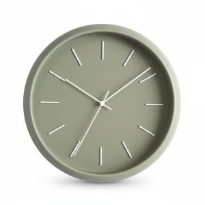 Horloge Murale Design Minimaliste 30 cm Vert Sauge