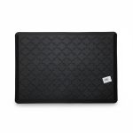 Tapis Repose-Pieds PVC Noir à Motifs Géométriques