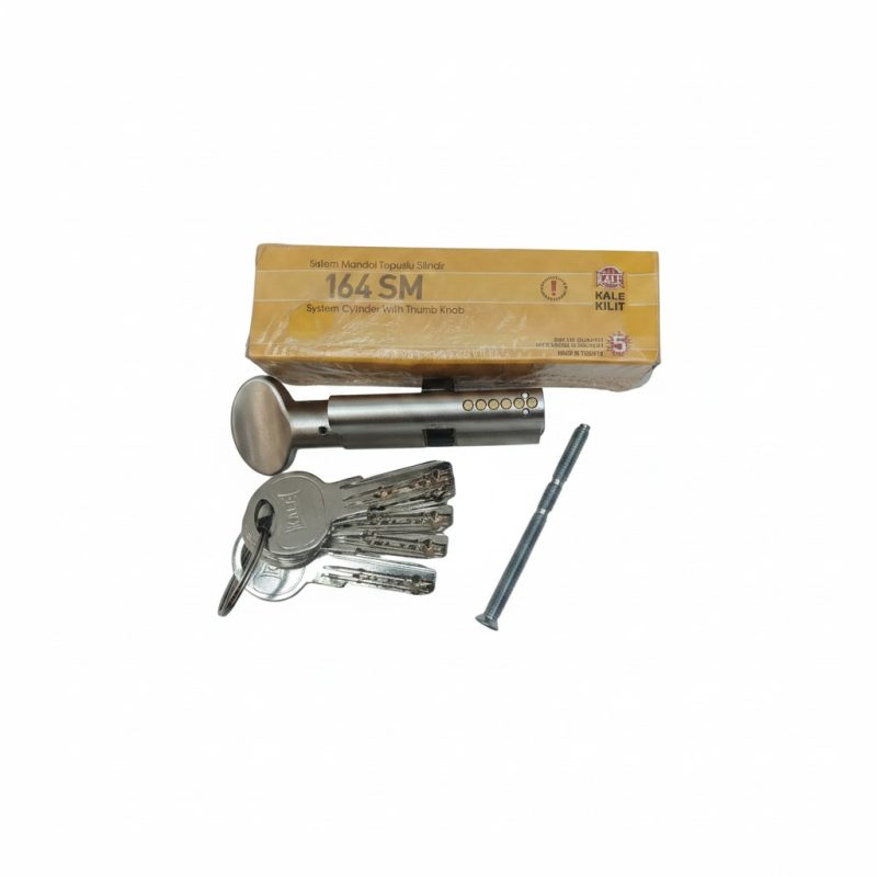 Cylindre à bouton Kale Kilit 164 SM 62mm (31+31) nickelé