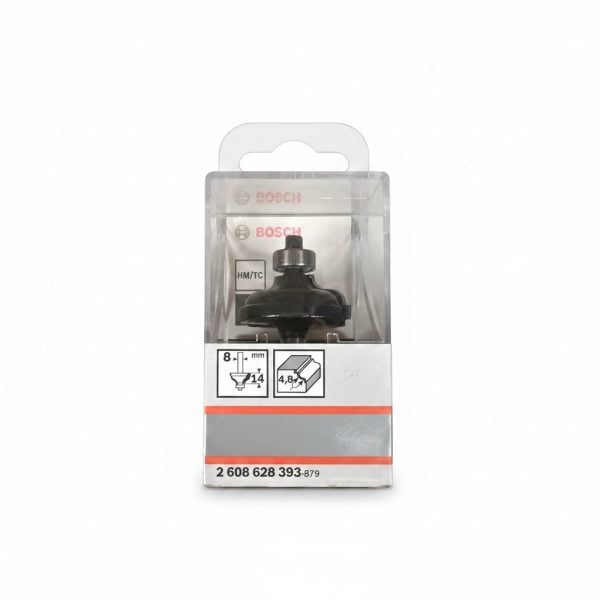 Fraise à profiler carbure 8mm R4.8mm Bosch 2608628393