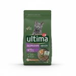 Croquettes pour chat stérilisé adulte au poulet Ultima 1.5kg