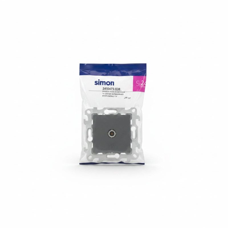 Prise TV Intermédiaire Simon 24 Graphite  2410475038