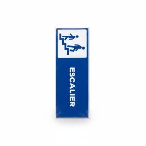 Plaque de signalisation Escalier avec pictogramme