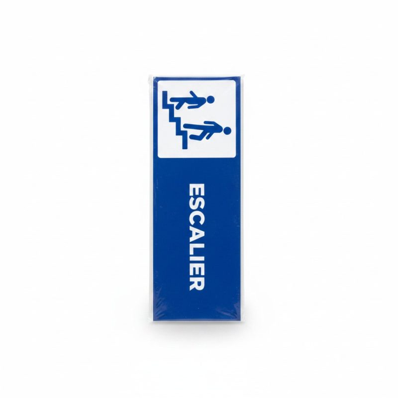 Plaque de signalisation Escalier avec pictogramme