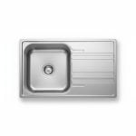 Évier de cuisine 2 bacs et égouttoir droit Inox SRX 621 D