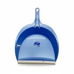 Pelle à poussière en plastique bleu avec bord souple Titiz