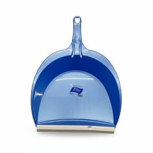 Pelle à poussière en plastique bleu avec bord souple Titiz