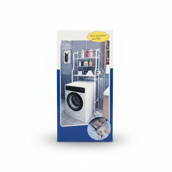Étagère de Rangement pour Machine à Laver ou WC 3 Niveaux