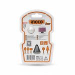 Jeu de 5 meules sur tige 6mm pour meuleuse droite INGCO