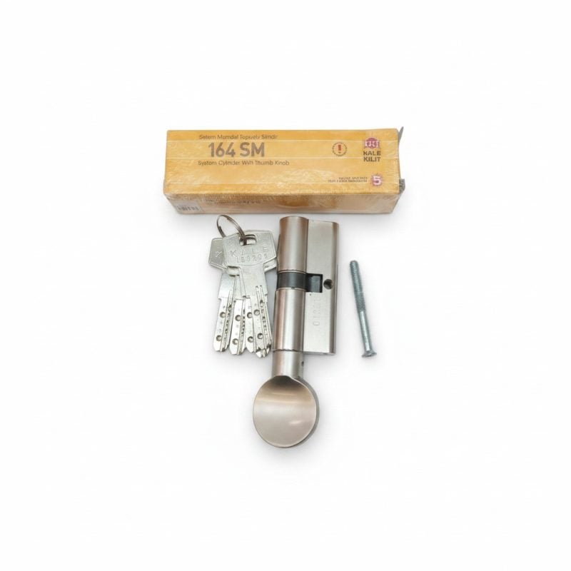 8323241 Cylindre à bouton 70mm 5 clés 164 SM Kale Kilit