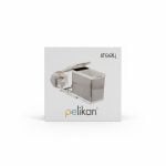 Poubelle de meuble coulissante 2x14L Pelikan Steely