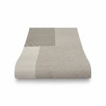 Papier Peint Géométrique Multitexture Effet Tissu et Bois Gris