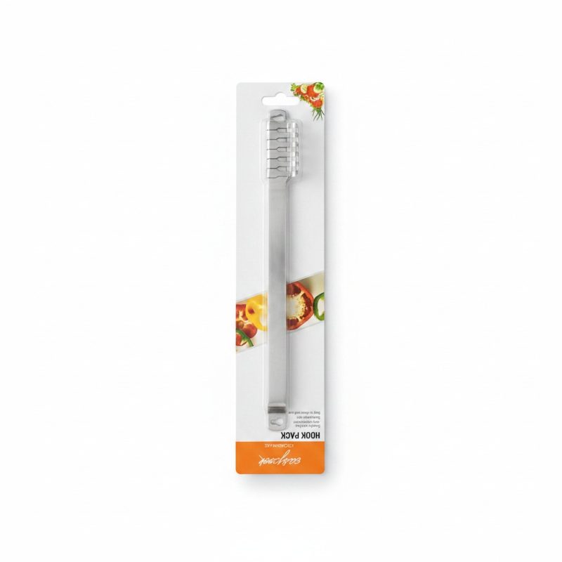 Barre à 6 Crochets Inox pour Ustensiles de Cuisine Easycook