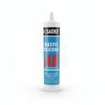 Mastic Silicone SADER AB Noir Acétique Bâtiment 310 ml