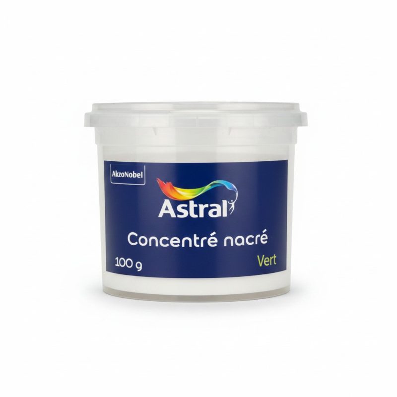 Concentré nacré Vert 100g Astral pour peinture décorative