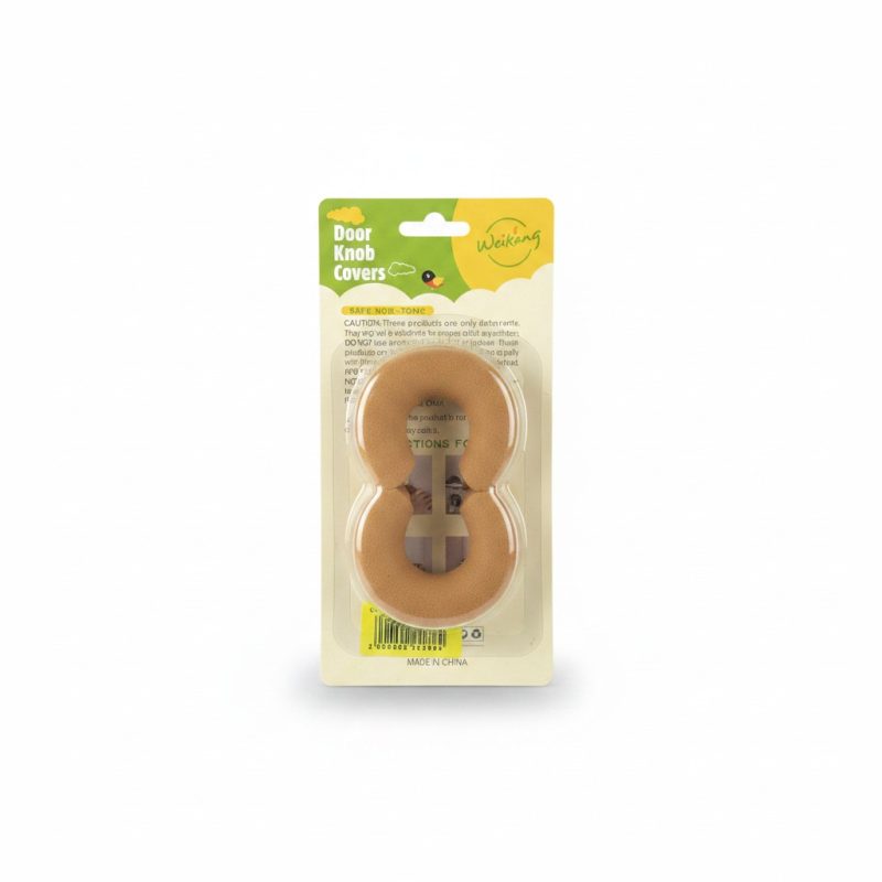 Couvrepoignées de porte en mousse Weikang noir et marron (x10)