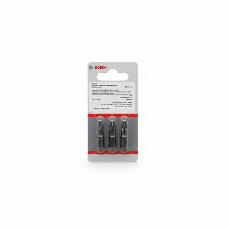 Lot de 3 embouts de vissage PZ2 25mm Extra Hard Bosch