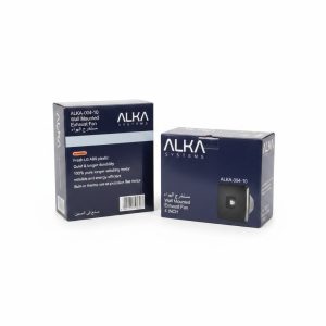 Extracteur d'air mural 10cm ALKA-004-10 Noir