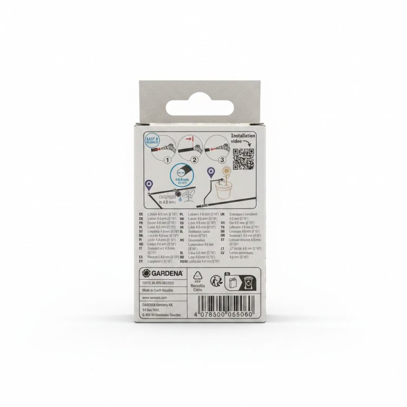 9681421 Jonction en L GARDENA 4,6 mm (3/16") Lot de 10