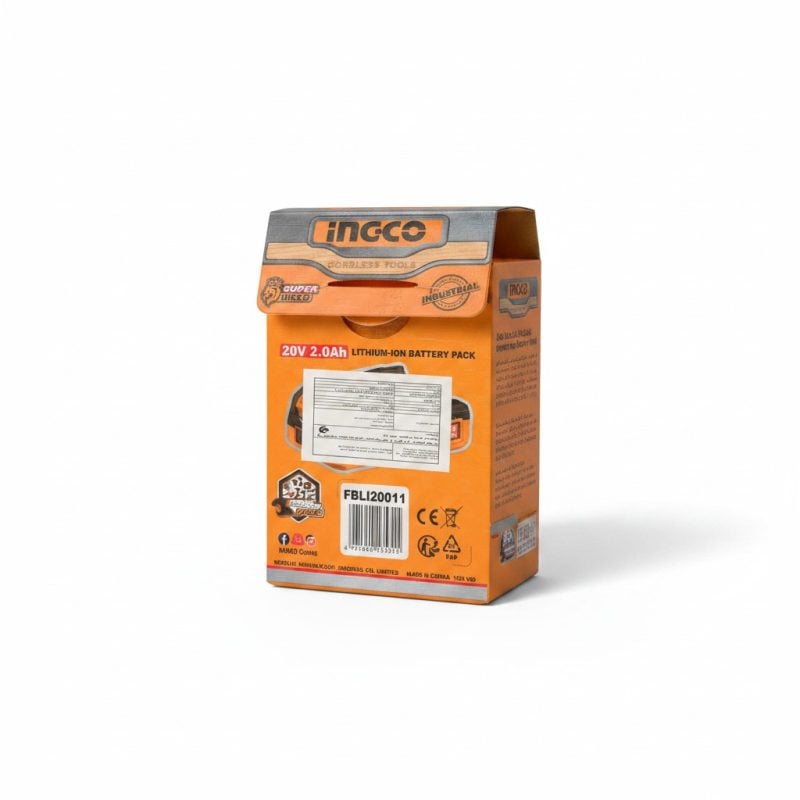 Batterie LithiumIon 20V 2.0Ah FBLI20011 INGCO