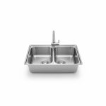 Évier de Cuisine Inox 1 Bac Encastrable BCX 610-81