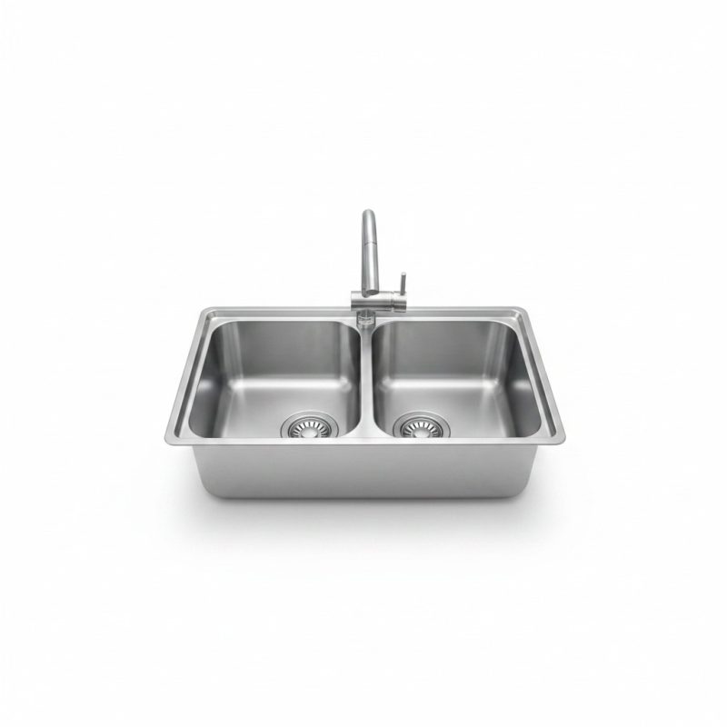 Évier de Cuisine Inox 1 Bac Encastrable BCX 61081