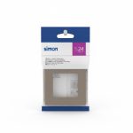 Plaque simple Simon S24 Harmonie Champagne