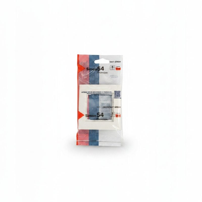 Cadre simple blanc pour interrupteur Simon 54 Premium