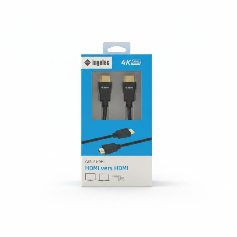 Câble HDMI 2.0 4K 3m Noir Ingelec