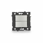 Double interrupteur va-et-vient gris Alyans M5914/20GS